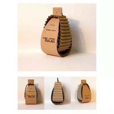 Гофрований картон для пакування лампочок