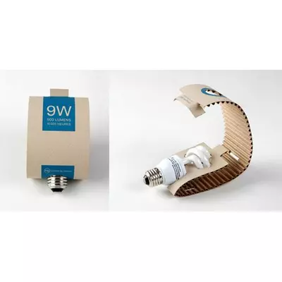 Картон для пакування лампочок