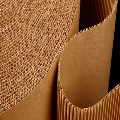 Гофрированный картон для защиты витрины